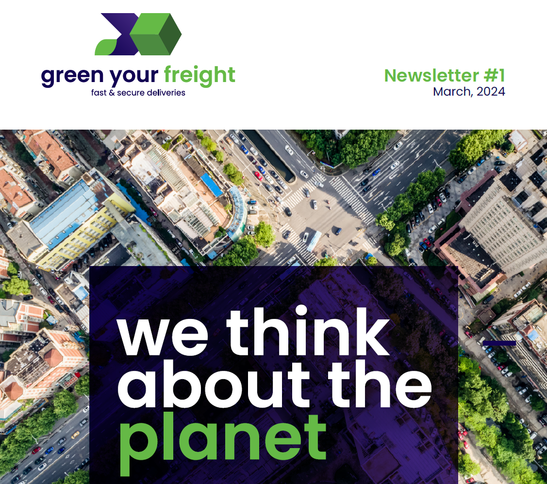 Green Your Freight Newsletter Μαρτίου