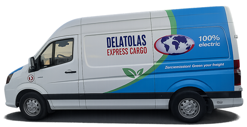 Delatolas Express Cargo όχημα φιλικής προς το περιβάλλον λογιστικής